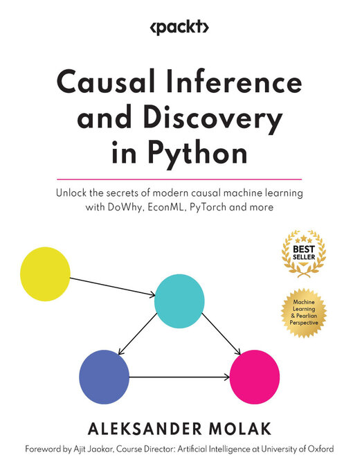 Title details for Causal Inference and Discovery in Python by Aleksander Molak - Available